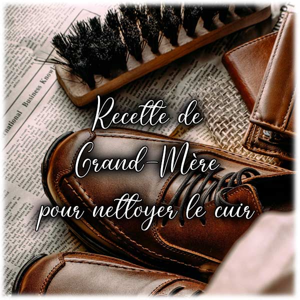 Recette de grand-mère pour nettoyer le cuir
