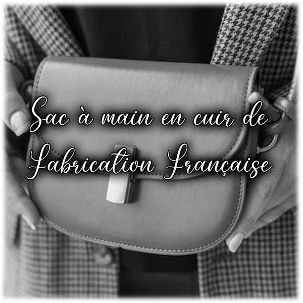 Sac à main en cuir de fabrication Française