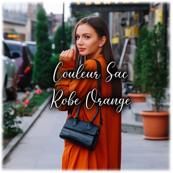 Quelle couleur de sac avec une Robe Orange ?