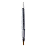 Stylo argent pour Cuir