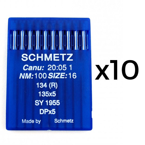 10x Aiguilles Schmetz<br> 134R<br> Simple entrainement