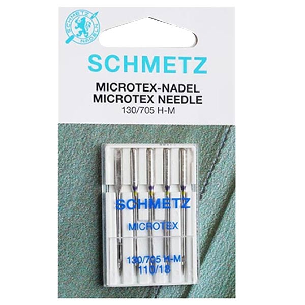 Aiguille Schmetz<br> MICROTEX<br> 60 à 110