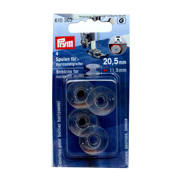 SHINEOFI 50 Pièces Canettes Plastiques Bleues Pour Machine à Coudre - Avec Boîte De Rangement