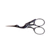 Ciseaux broderie Cigogne<br>Chromé 9cm - Atelier de la Machine à Coudre