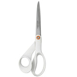 Ciseaux couture Fiskars<br>Blancs 21cm - Atelier de la Machine à Coudre